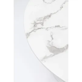 Kare DESIGN Esstisch Vento 86017 Ø 110 cm Keramik Weiß