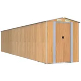 vidaXL Geräteschrank 1,92 x 2,23 m Braun