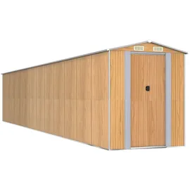 vidaXL Geräteschrank 1,92 x 2,23 m Braun