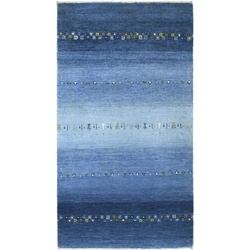 Läufer Loribaff 2 80 x 300 cm Wolle Blau