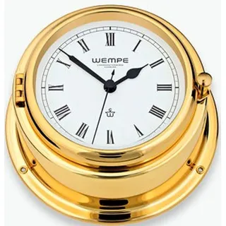 Wempe - CW310012 - Quarz-Schiffsuhr - 150mm - Messing - römische Ziffern - BREMEN II