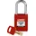 Brady SafeKey Nylon Lockout-Vorhängeschloss Mit Stahl Bügel 38.00 mm Rot KD - Verschiedenschließende Schlösser 1 Stück