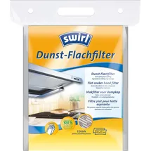 Melitta Swirl® Dunst-Flachfilter 1 Packung á 2 Stück | Küchenbelüftung, fettspeicherfähig