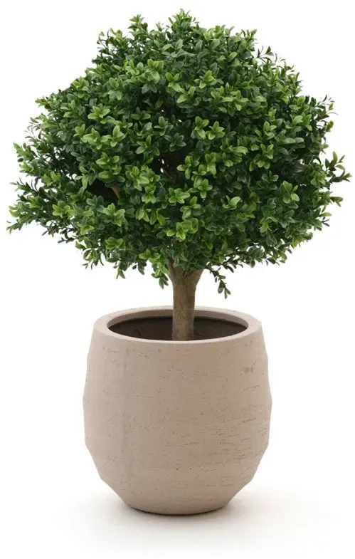 + 10 % Kassenrabatt | Designplants/Luca Lifestyle Buxus Kugel Kunstpflanze (h:40 cm) mit Bordo Balloon Blumentopf