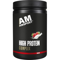 AMSport High Protein Complex 600g Dose | Proteinpulver Erbeere