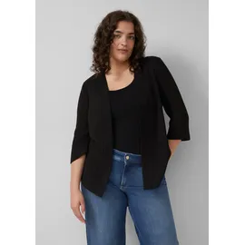 s.Oliver Leichte Jacke aus Strukturjersey schwarz 5XL