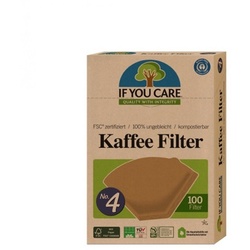 If You Care Papierfilter IF YOU CARE Kaffeefilter No. 4, Papier