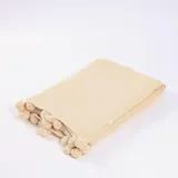 Home Deluxe ELIA Kuscheldecke 140 x 200 cm Beige/Lila