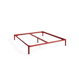HAY Connect Bettgestell 140 x 200 cm maroon red