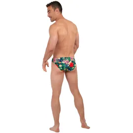 HOM Badeslip Swim Micro Briefs Blau/Grün XL