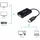 Equip DisplayPort-zu-VGA-/HDMI-/DVI-Adapter 0,24 m Schwarz