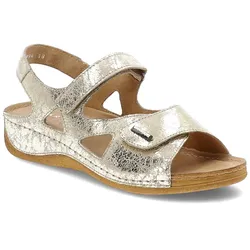 Goldene Sandalen Armodo Flache Schuhe, 41