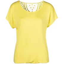VIVANCE Kurzarmshirt Gelb 40/42