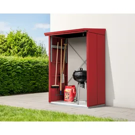Hörmann Kaminholzregal Elegant-V Typ 1 Metall 123 x 103 x 198 cm Purpurrot