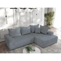 Fun Möbel Ecksofa Couchgarnitur Sofa OSKAR in Stoff Tilia