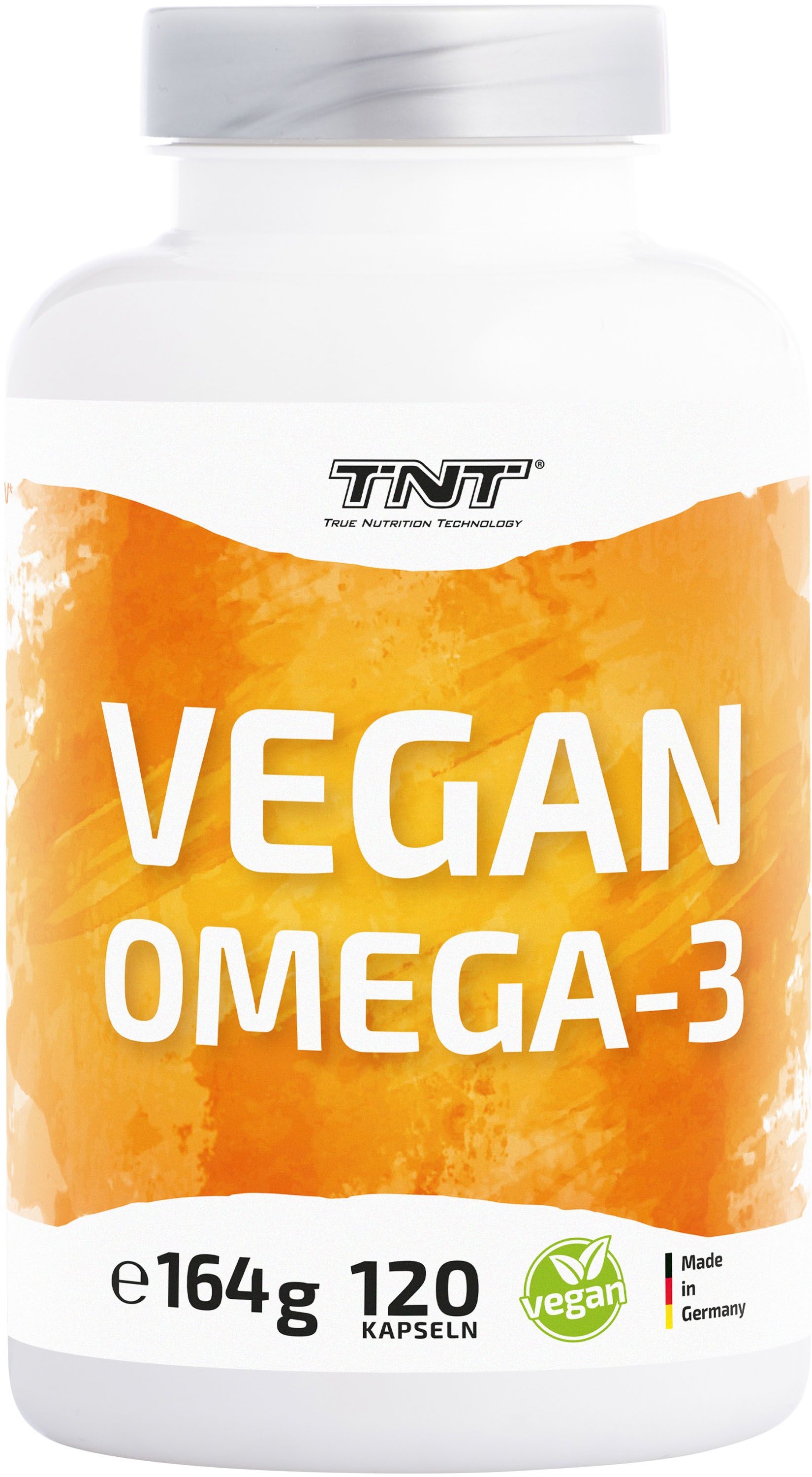 TNT Vegan Omega-3 - hochwertige Fettsäuren aus Algenöl Kapseln 120 St
