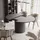 idohome Esstisch 160 x 77 x 120 cm schwarz