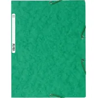 Exacompta Sammelmappe Colorspan 400g/m2 mit Gummizug, A4, grün