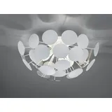 meineWunschleuchte Edle LED Deckenleuchte Lampenschirm Weiß matt / 54cm - Wohnzimmerlampen - Weiß