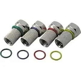 Schwaiger F-Stecker 7 mm 4er Set