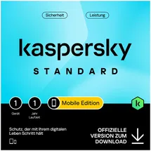 Kaspersky Lab Kaspersky Standard Mobile Edition 1 Jahr DE Android iOS