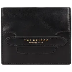 The Bridge Lucrezia Geldbörse RFID Schutz Leder 11 cm  schwarz