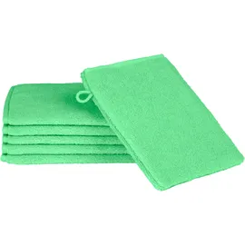 Ross Waschhandschuh ROSS "Sensual Skin", blau (karibik), B:16cm L:22cm, Frottier, Handtücher, mit Aloe-Vera-Öl veredelt