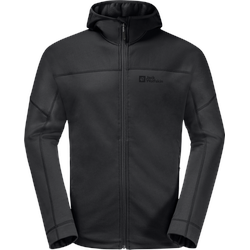 Jack Wolfskin Herren Hirschberg Hooded Fz, L - black