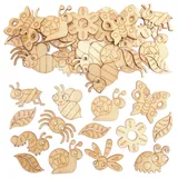 Baker Ross Mini Holzfiguren Käfer 100 Stück