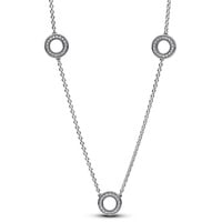 Pandora Pavé Circles Chain Halskette 393162C01-50