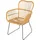 Home Affaire Sessel Handgeflochten 60 x 90 x 62 cm Beige/Schwarz