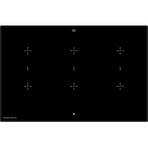 Küppersbusch Vollflächen-Induktion KI 8820.0 SF Facette / Glas Miradur schwarz 80cm