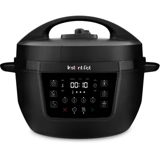 Instant Pot XL 7.1L 7-in-1 Smart Cooker - Schnellkochtopf, Schongarer, Reiskocher, Sautierpfanne, Joghurtbereiter, Dampfgarer und Speisewärmer, Schwarz