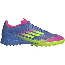 adidas F50 League TF Herren Blue Fusion/Lucid Lemon/Pink 44 2/3