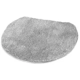 KLEINE WOLKE Badteppich Relax Grau 50 x 47 cm