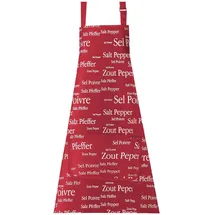 Winkler Küchenschürze, Rot, Textil, 85x80 cm, Kochen, Geschirrtücher & Schürzen, Schürzen
