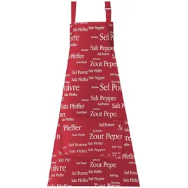 Winkler Küchenschürze, Rot, Textil, 85x80 cm, Kochen, Geschirrtücher & Schürzen, Schürzen