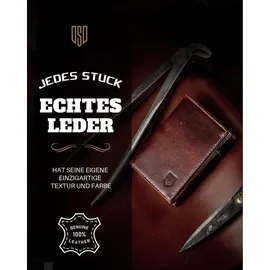 luxuskollektion DODENSHA MagSnap Geldbörse Herren Slim Wallet schwarz