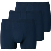 SCHIESSER 95/5 Shorts dunkelblau L 3er Pack