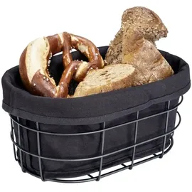 Wenko Brotkorb Bela aus Metall Schwarz