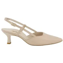 Paul Green Paul Green 7992-090, Peeptoes & Slingpumps, Beige, Damen Peeptoepumps beige|braun 38,5 EU