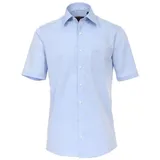 CasaModa Kurzarmhemd Comfort Fit NOS bügelfrei blau 40