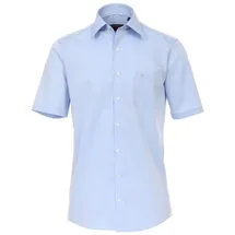 CasaModa Kurzarmhemd Comfort Fit NOS bügelfrei blau 40