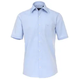 CasaModa Kurzarmhemd Comfort Fit NOS bügelfrei blau 40