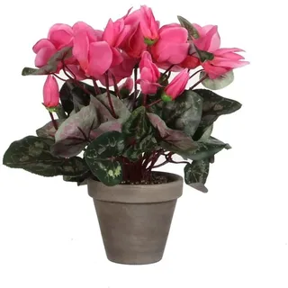 Mica decorations Mica Kunstpflanze Zyklamen hellrosa im Topf 11,5 x 30 x 30 cm
