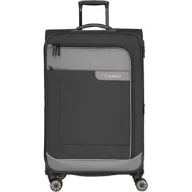 Travelite Viia 4-Rollen L Cabin 77 cm / 91 l grau/mehrfarbig