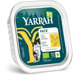Yarrah Katze Pastete - Huhn getreidefrei bio 100g