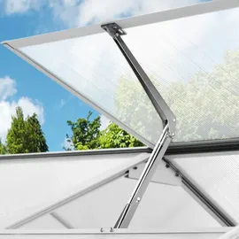 DEUBA Automatischer Fensteröffner Gewächshaus 7,5 kg Hubkraft 45cm Öffnungshöhe stufenloser Öffnungswinkel Fensterheber