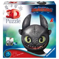 Ravensburger 3D-Puzzle Dragons 3 Ohnezahn mit Ohren
