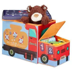relaxdays Sitzbox »Sea Life« rot